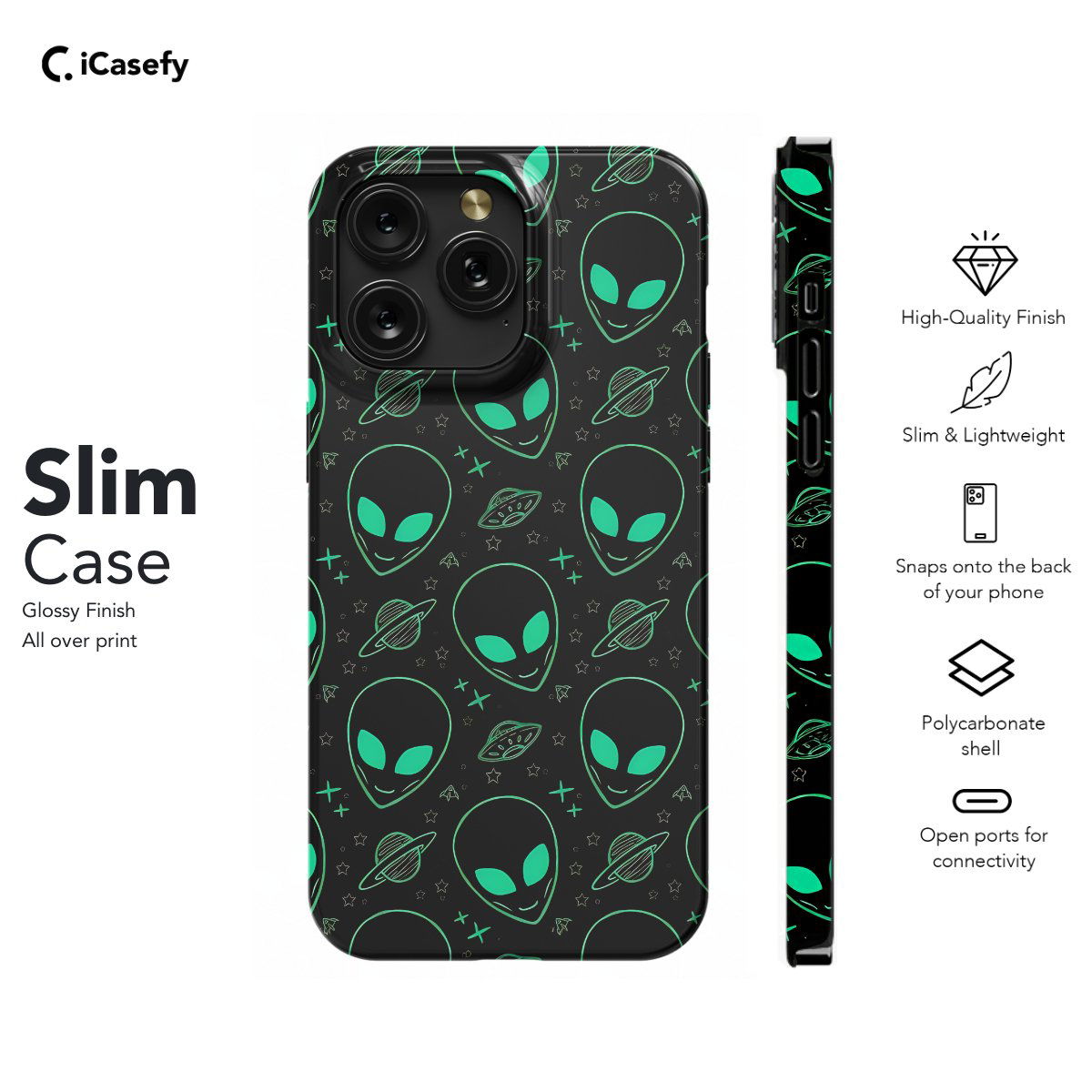 UFO Space Phone Case iPhone Samsung Pixel & More - Image 6