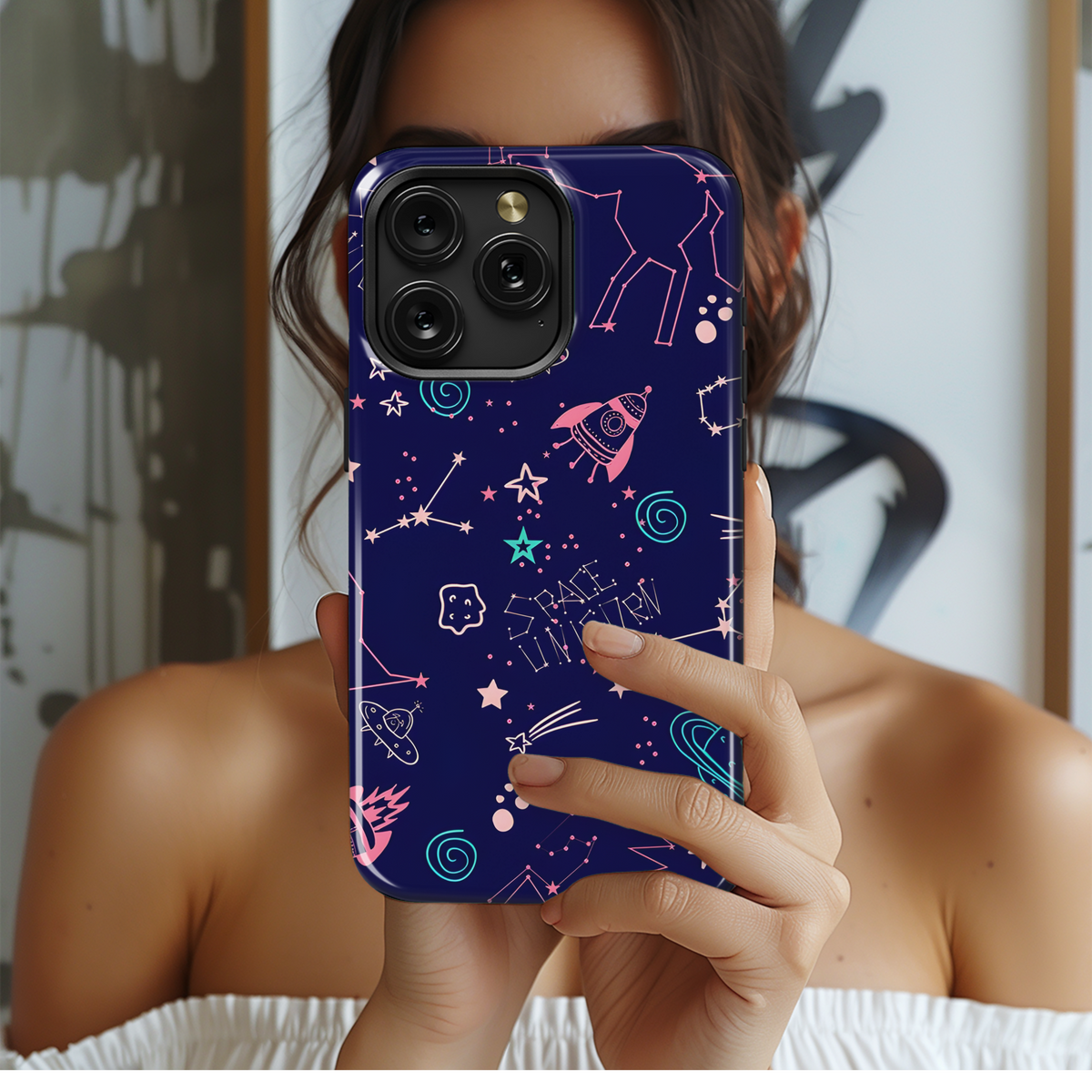 Unicorn Star Phone Case iPhone Samsung Cover Pixel 2627 - Image 2