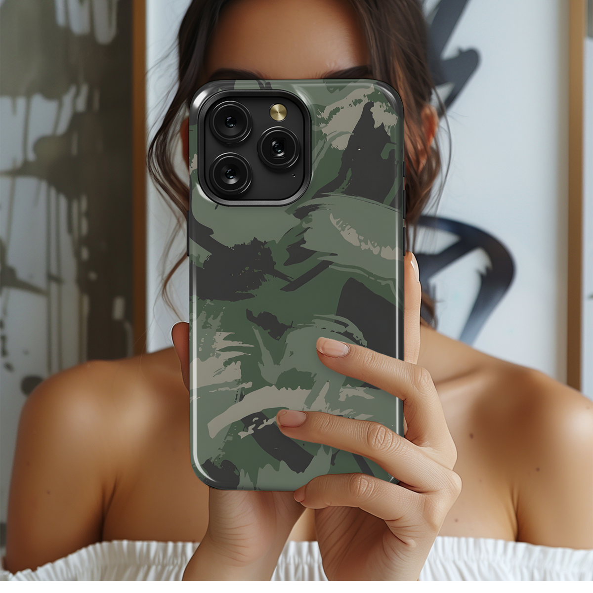 Urban Camo Phone Case iPhone Samsung Cover Pixel 2207 - Image 2