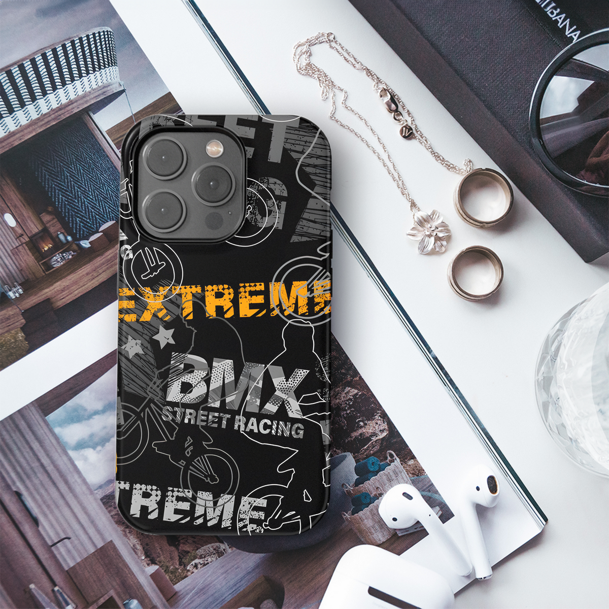 Urban Grunge BMX Skateboards Phone Case iPhone Samsung Cover Pixel 2538 - Image 3