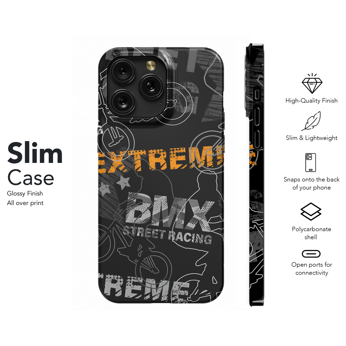 Urban Grunge BMX Skateboards Phone Case iPhone Samsung Cover Pixel 2538 - Image 7