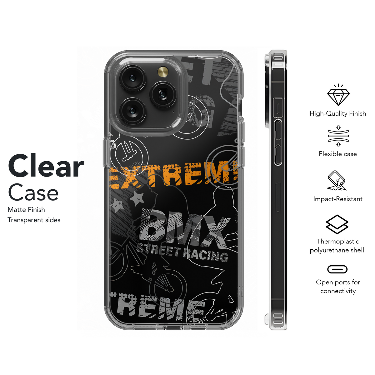 Urban Grunge BMX Skateboards Phone Case iPhone Samsung Cover Pixel 2538 - Image 8