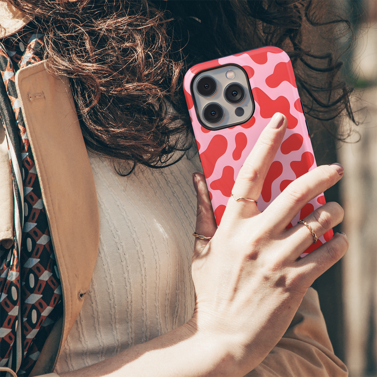 Valentine's Cow Spots Animal Print Phone Case iPhone Samsung Cover Pixel 3197 - Image 5