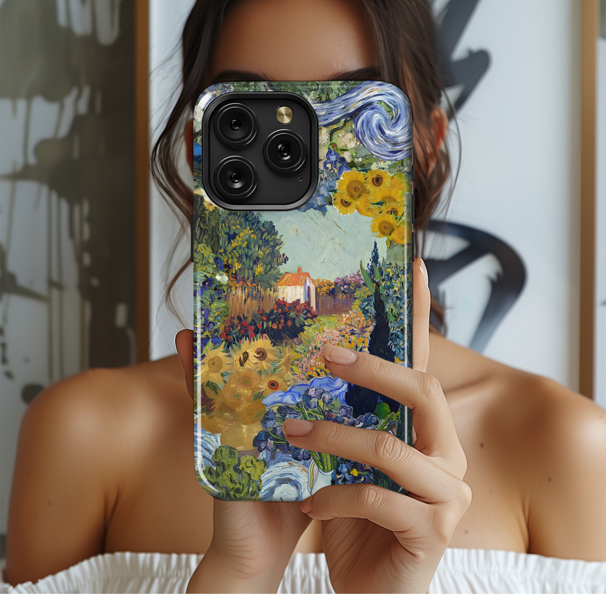 Van Gogh's Garden Dreams
 Phone Case iPhone Samsung Cover Pixel 4180 - Image 2