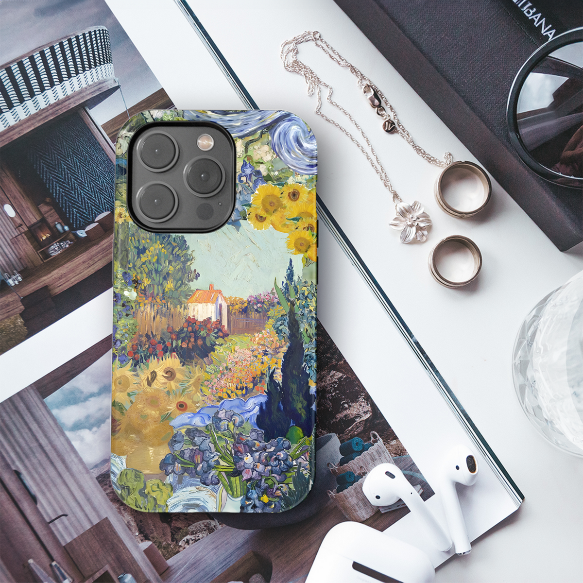 Van Gogh's Garden Dreams
 Phone Case iPhone Samsung Cover Pixel 4180 - Image 3