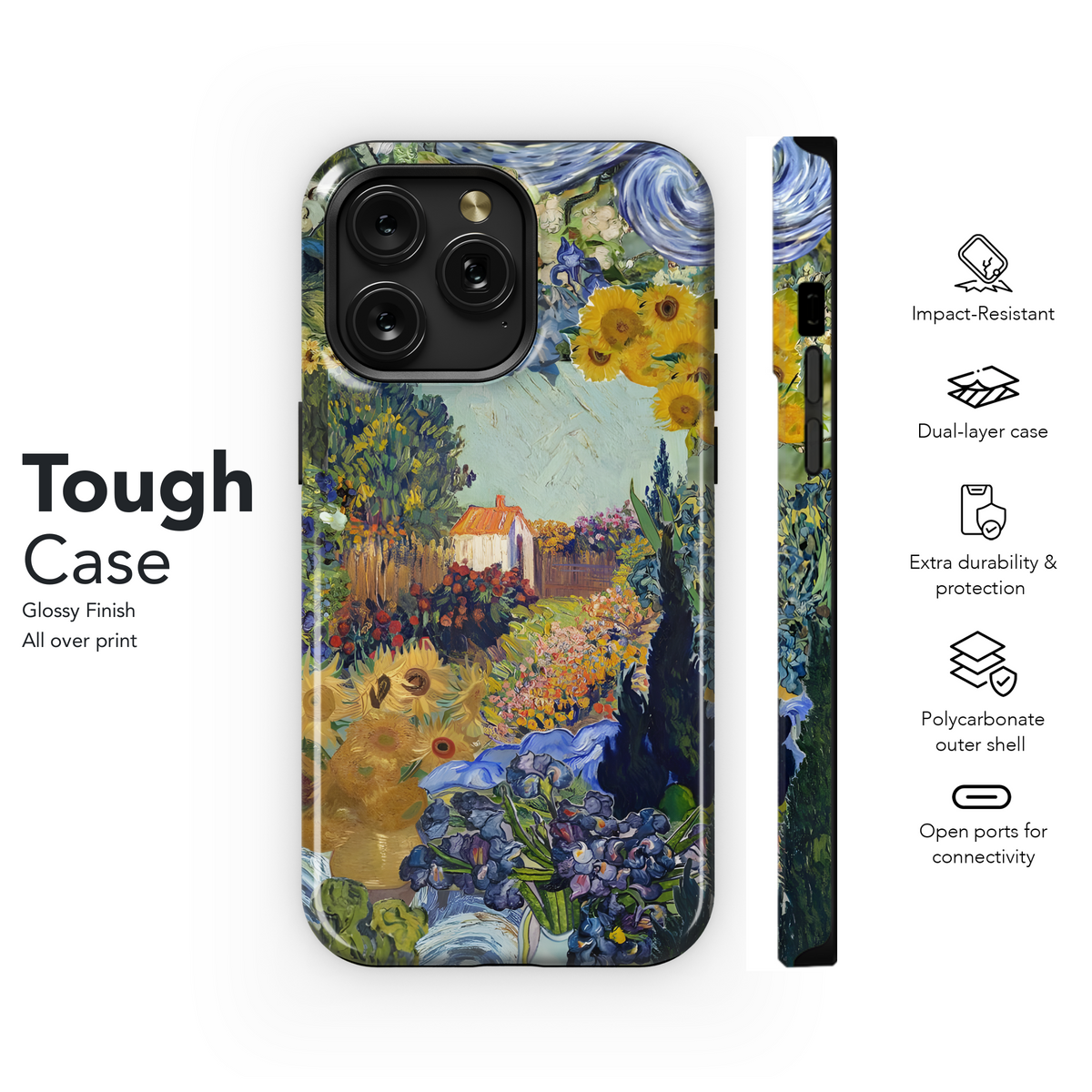 Van Gogh's Garden Dreams
 Phone Case iPhone Samsung Cover Pixel 4180 - Image 6