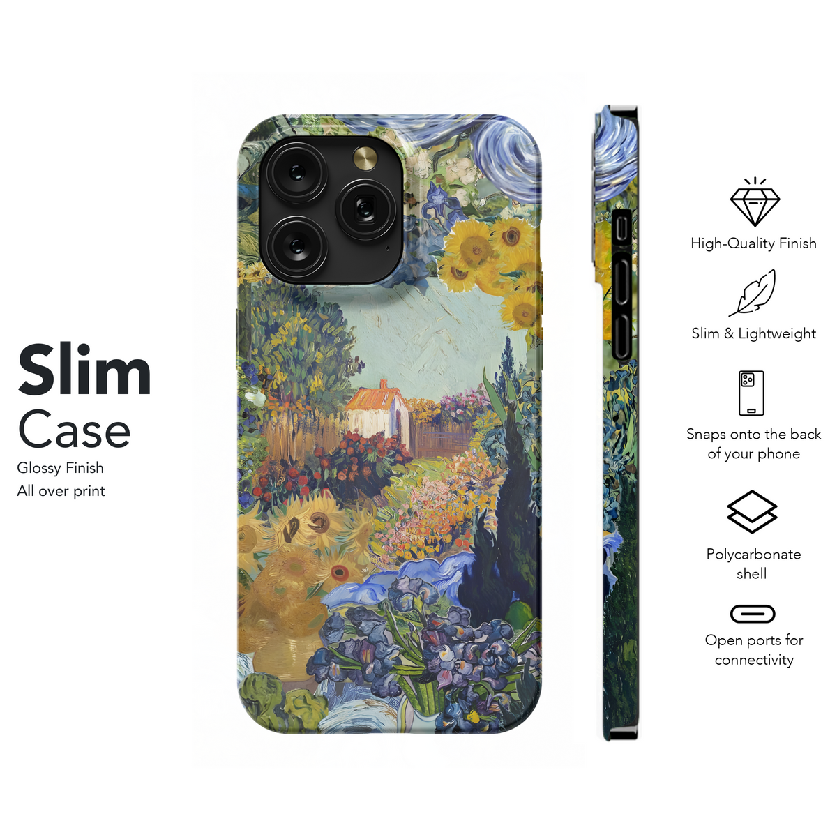 Van Gogh's Garden Dreams
 Phone Case iPhone Samsung Cover Pixel 4180 - Image 7