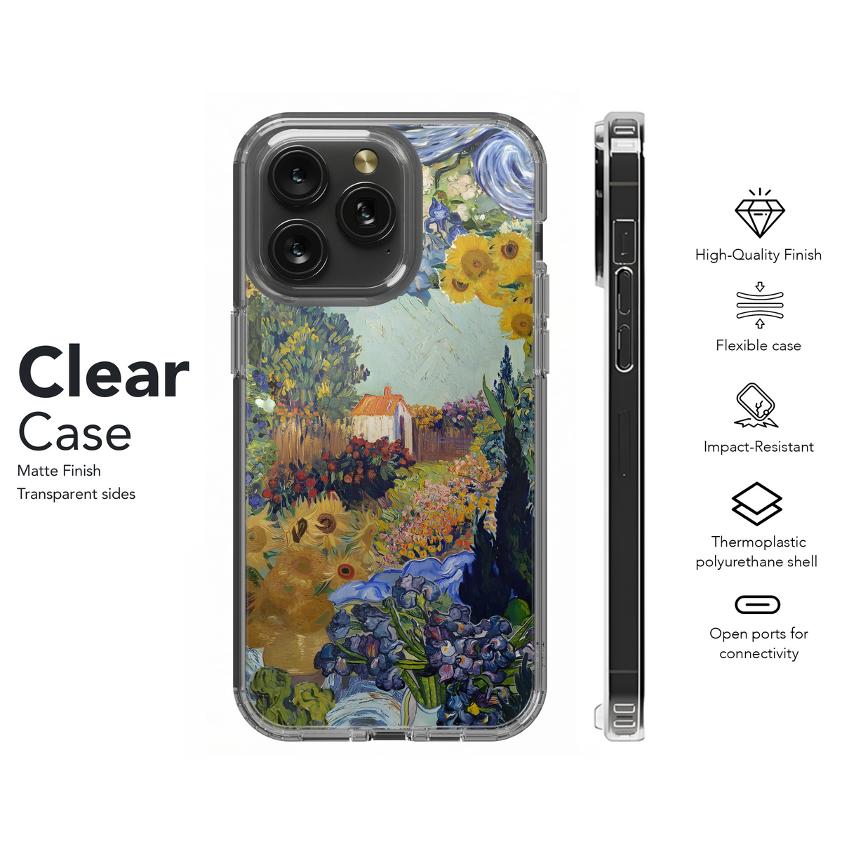 Van Gogh's Garden Dreams
 Phone Case iPhone Samsung Cover Pixel 4180 - Image 8