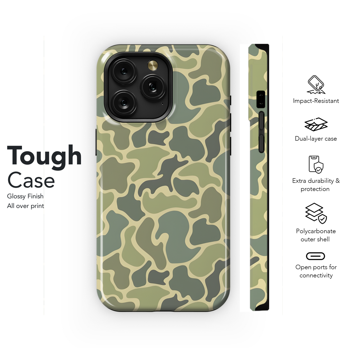 Vector Duck Hunting Camouflage Phone Case iPhone Samsung Cover Pixel 2193 - Image 6