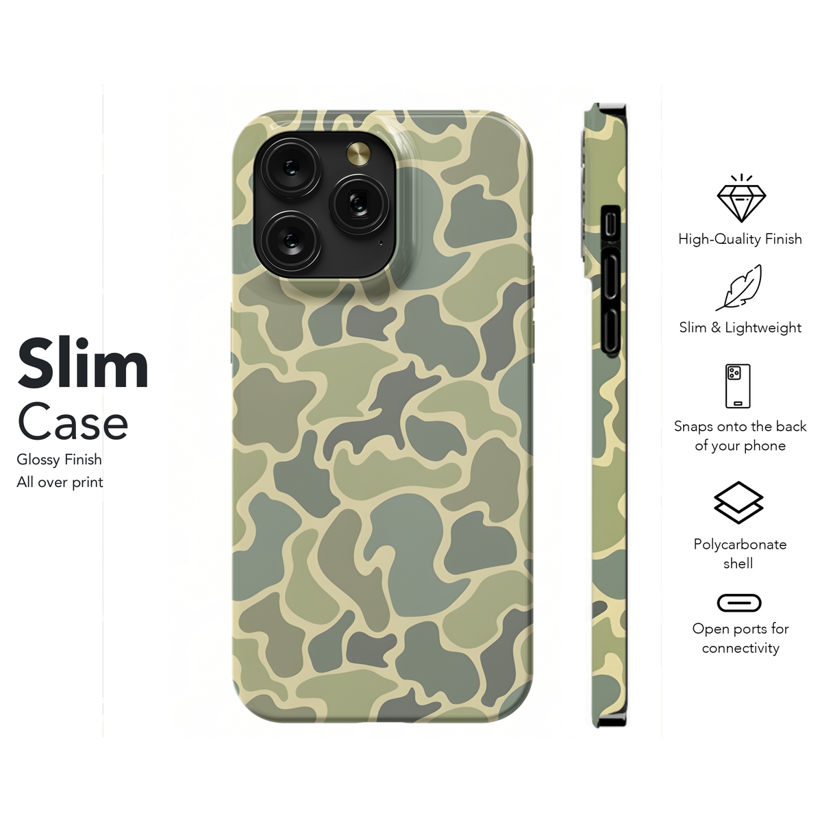 Vector Duck Hunting Camouflage Phone Case iPhone Samsung Cover Pixel 2193 - Image 7