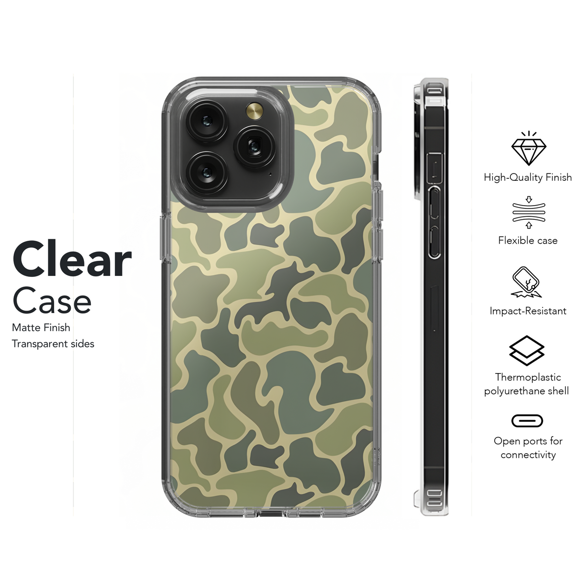 Vector Duck Hunting Camouflage Phone Case iPhone Samsung Cover Pixel 2193 - Image 8