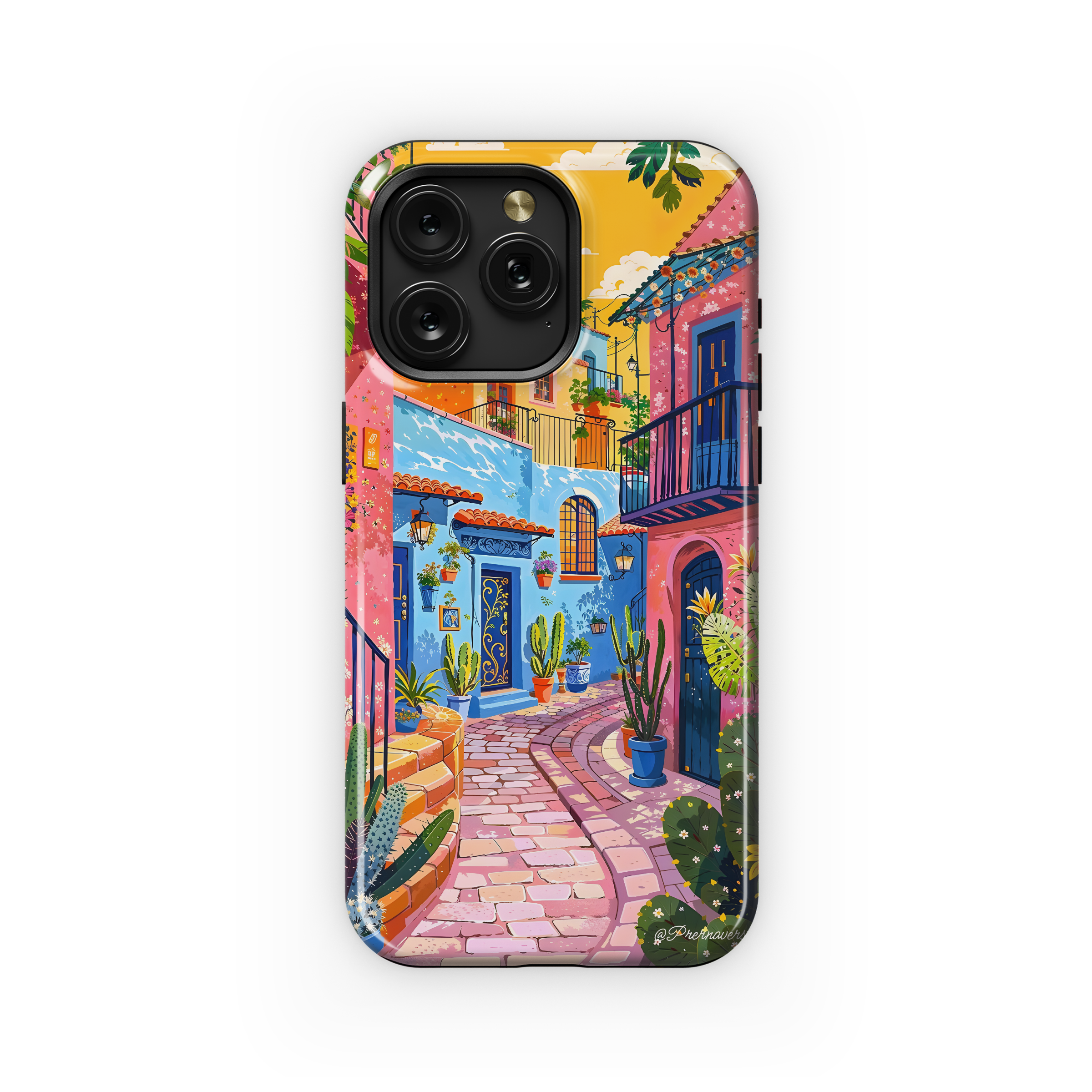 Vibrant Alleyway Escape
 Phone Case iPhone Samsung Cover Pixel 4502 - Image 1