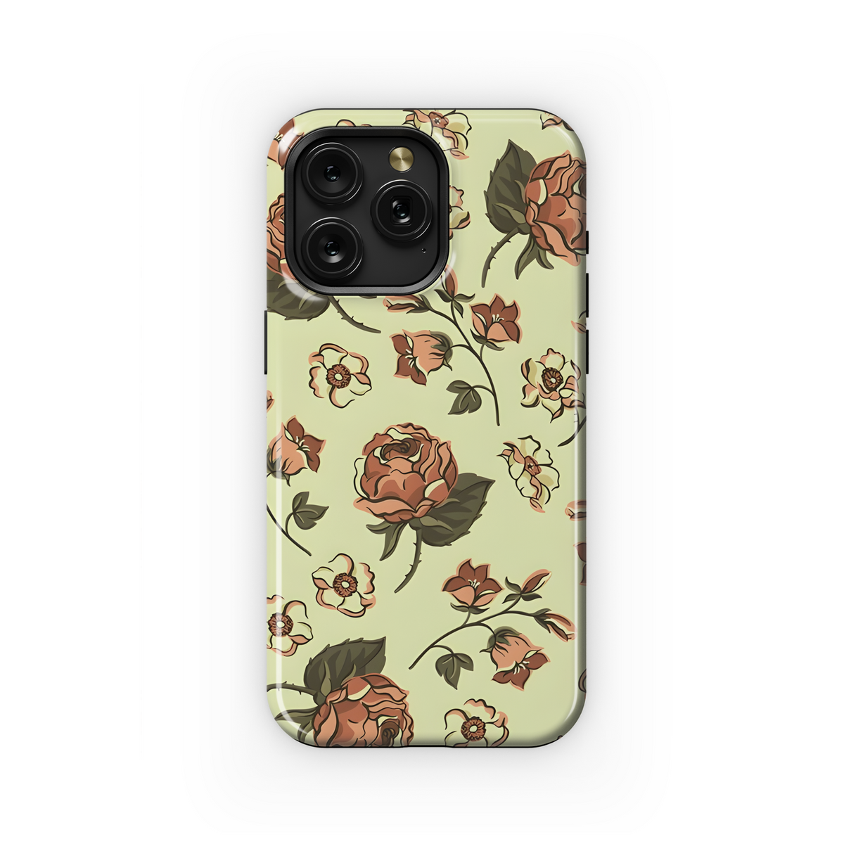 Victorian Vintage Floral Phone Case iPhone Samsung Cover Pixel 3940 - Image 1