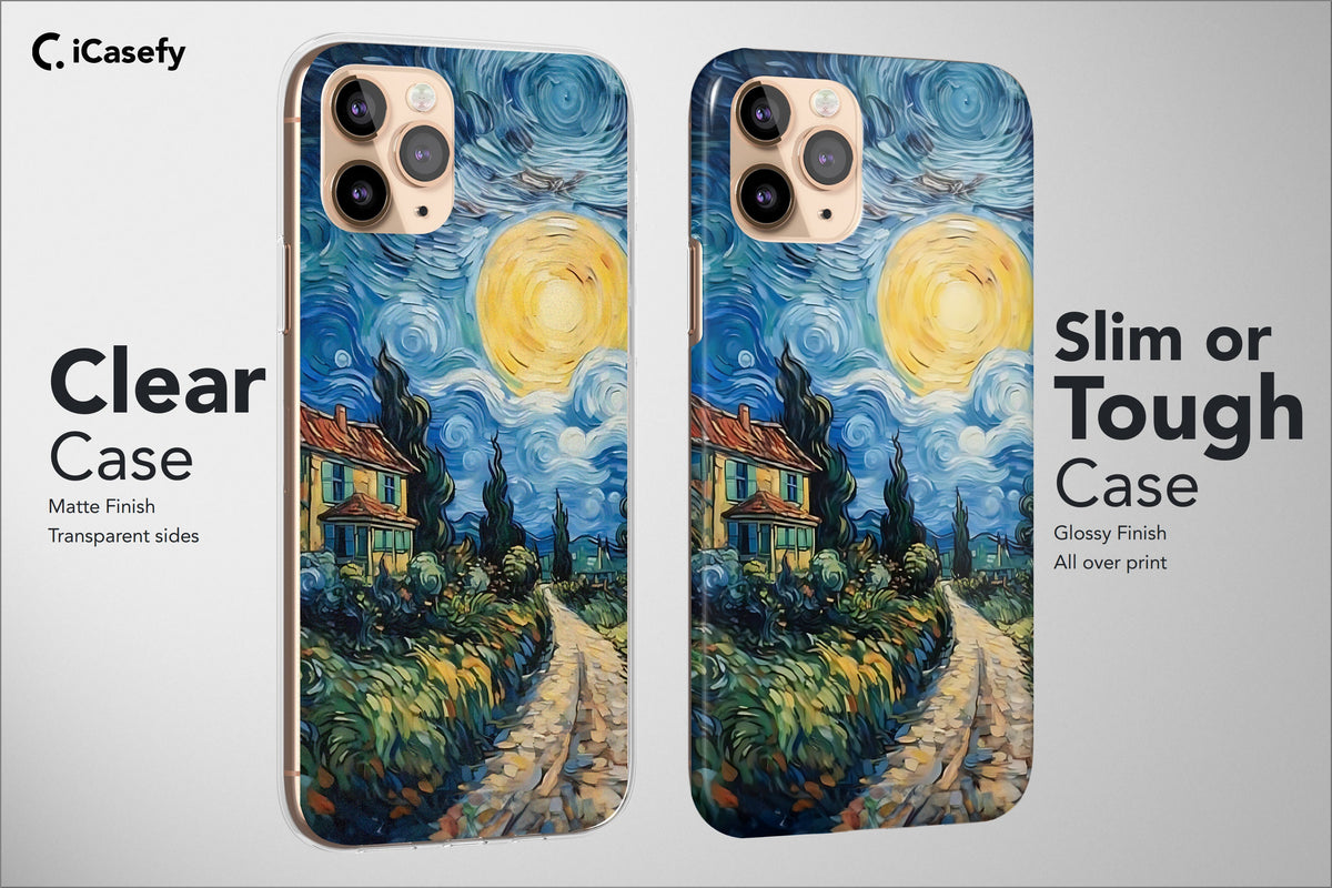 Vincent van Gogh Phone Case Aesthetic Famous Art Cover - Image 3