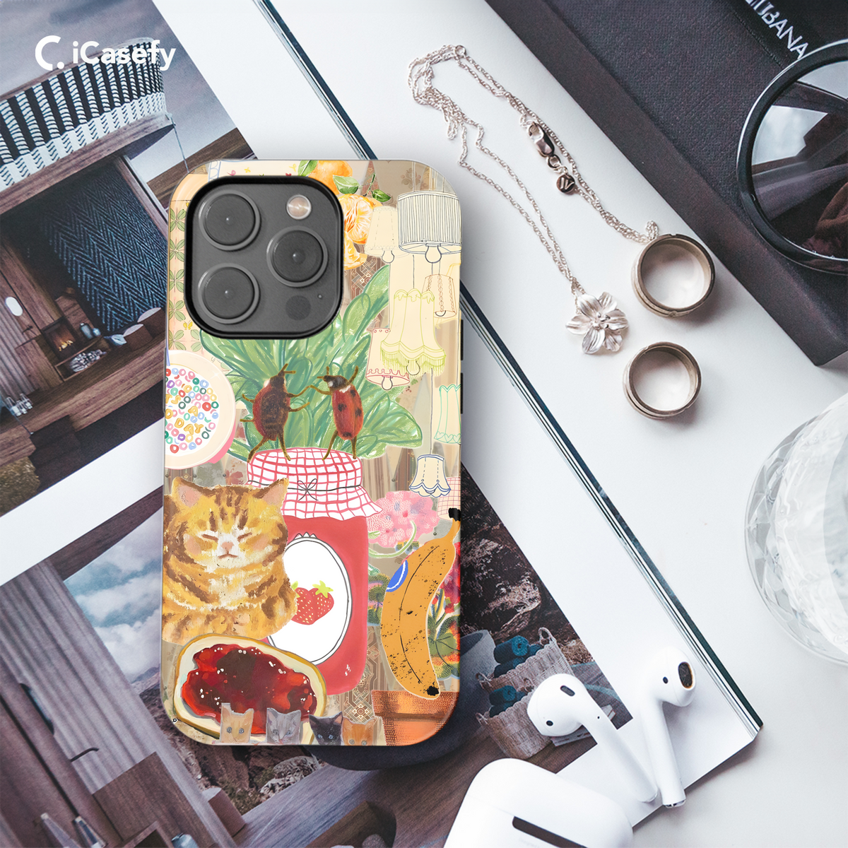 Vintage Collage Aesthetic Weirdcore Phone Case iPhone Samsung Cover Pixel 1962 - Image 3