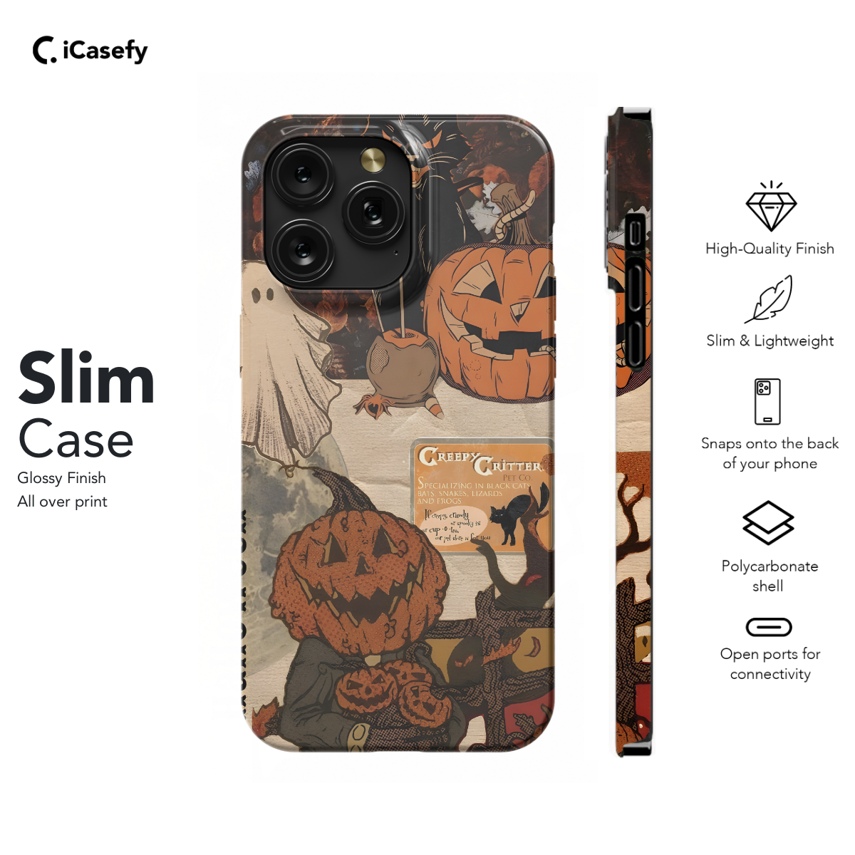 Vintage Collage Halloween Phone Case iPhone Samsung Pixel & More 255 - Image 6