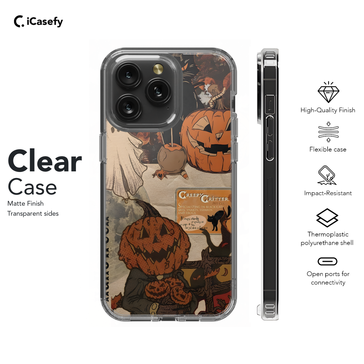 Vintage Collage Halloween Phone Case iPhone Samsung Pixel & More 255 - Image 7