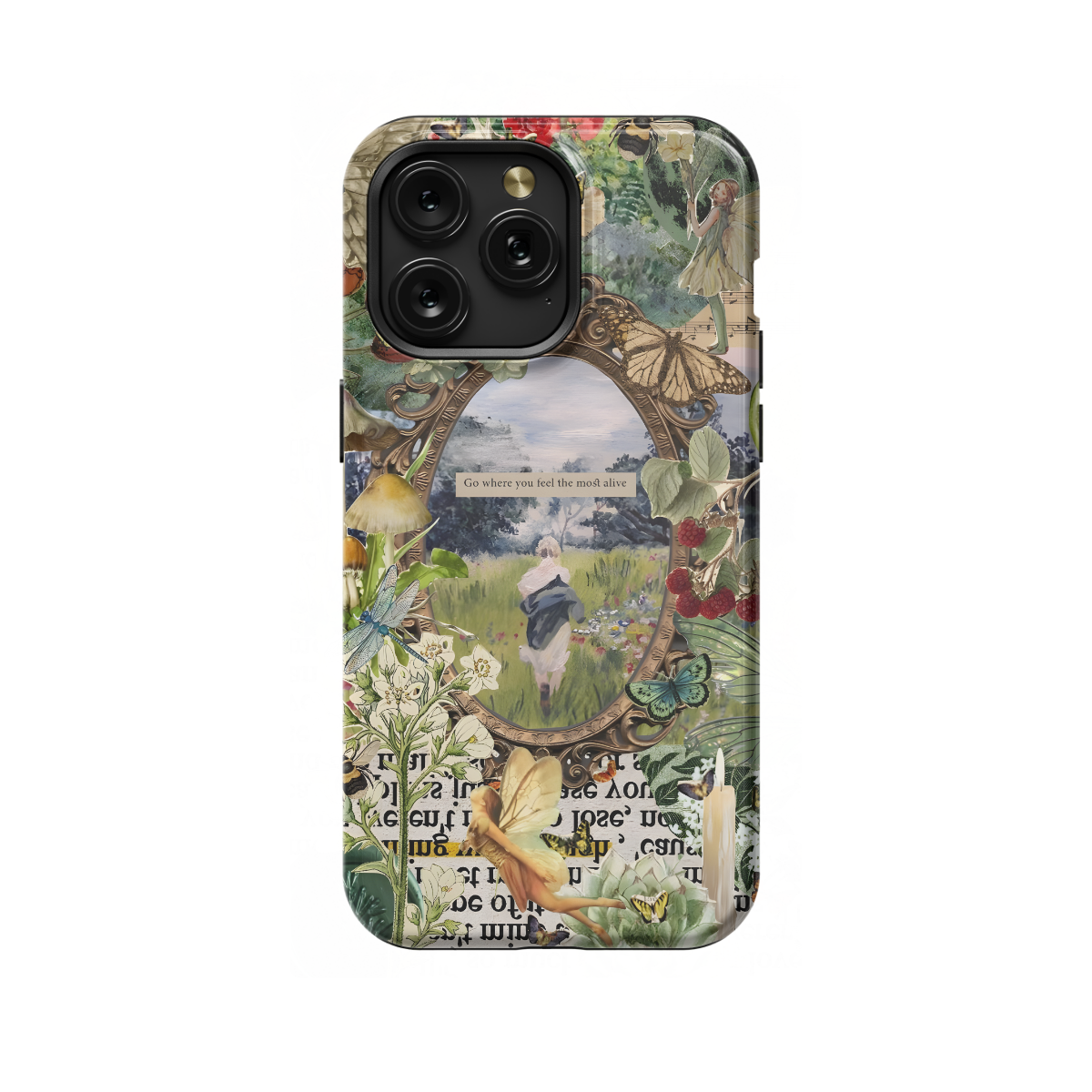 Vintage floral  Phone Case iPhone Samsung Pixel & More 460 - Image 1