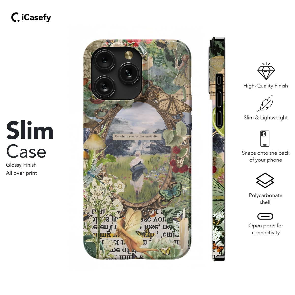 Vintage floral  Phone Case iPhone Samsung Pixel & More 460 - Image 6