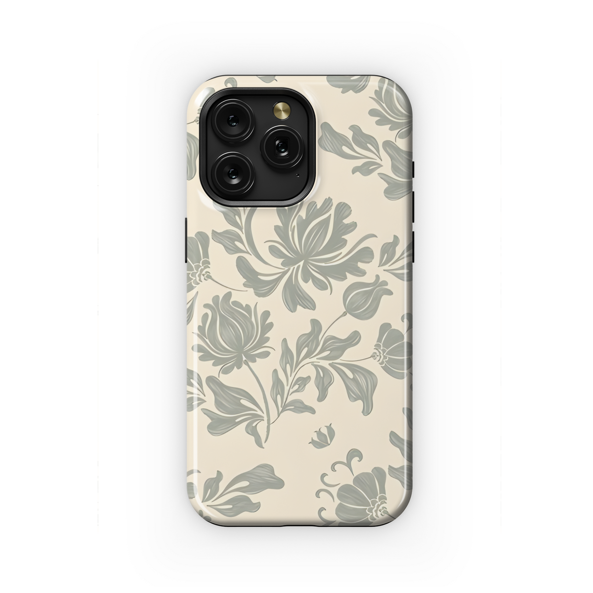 Vintage Floral Seamless Phone Case iPhone Samsung Cover Pixel 2345 - Image 1