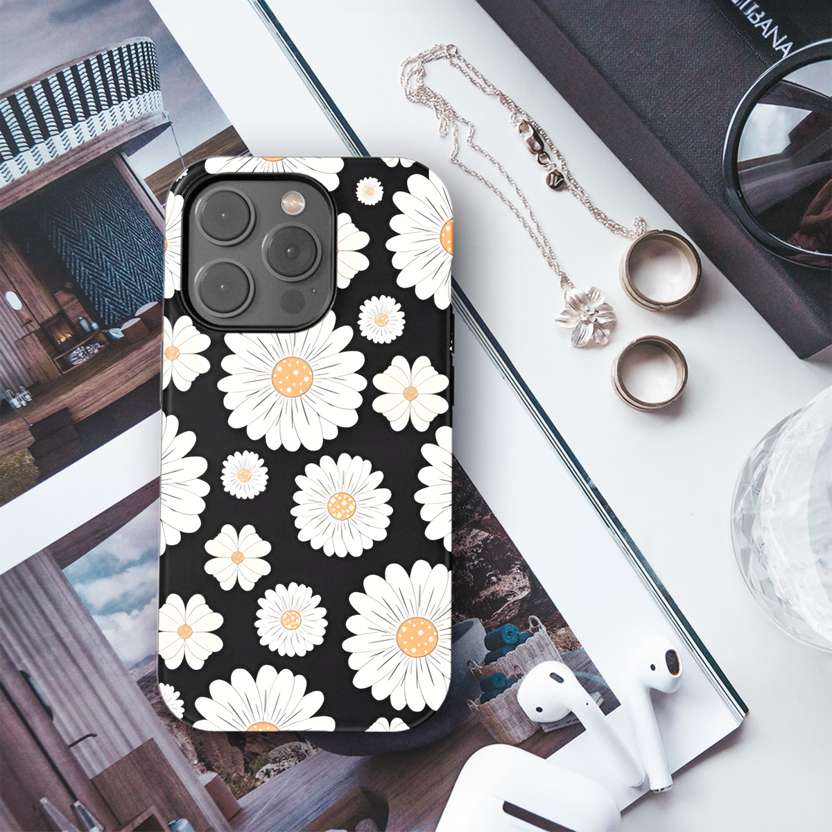 Vintage Flowers Seamless Batik Phone Case iPhone Samsung Cover Pixel 2374 - Image 3