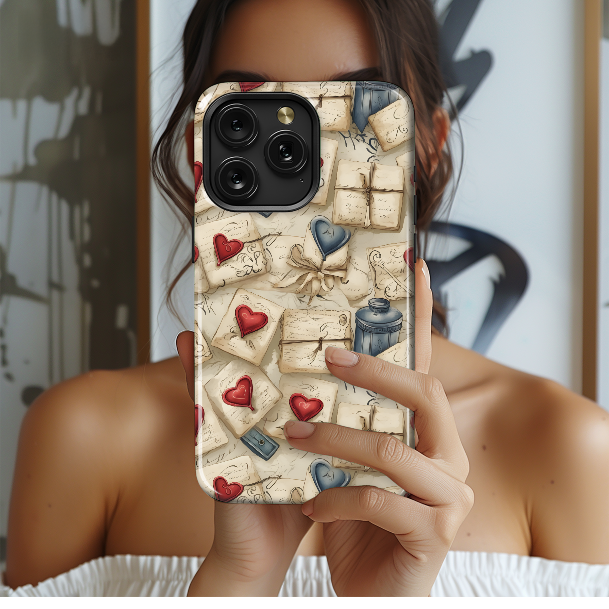 Vintage Sealed Love Letters
 Phone Case iPhone Samsung Cover Pixel 4480 - Image 2