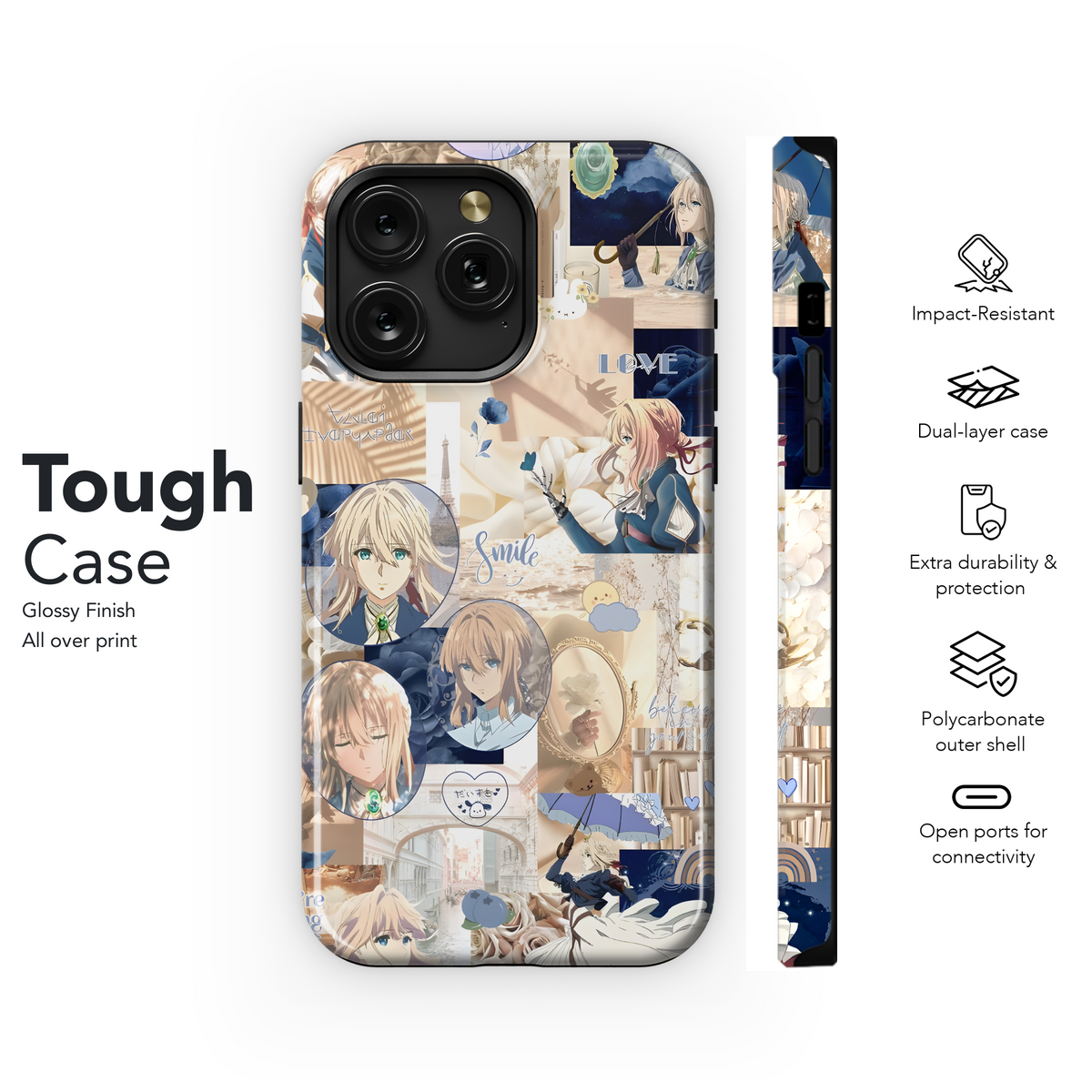 Violet Evergarden Aesthetic
 Phone Case iPhone Samsung Cover Pixel 4039 - Image 6