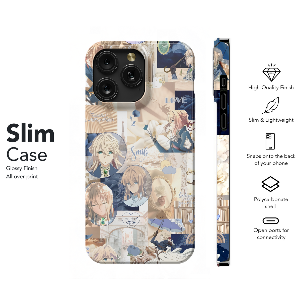 Violet Evergarden Aesthetic
 Phone Case iPhone Samsung Cover Pixel 4039 - Image 7