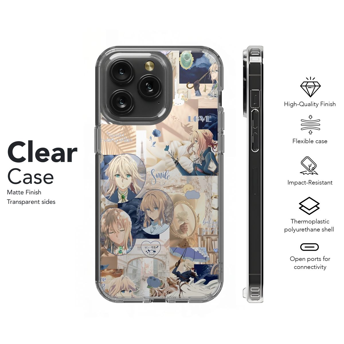 Violet Evergarden Aesthetic
 Phone Case iPhone Samsung Cover Pixel 4039 - Image 8