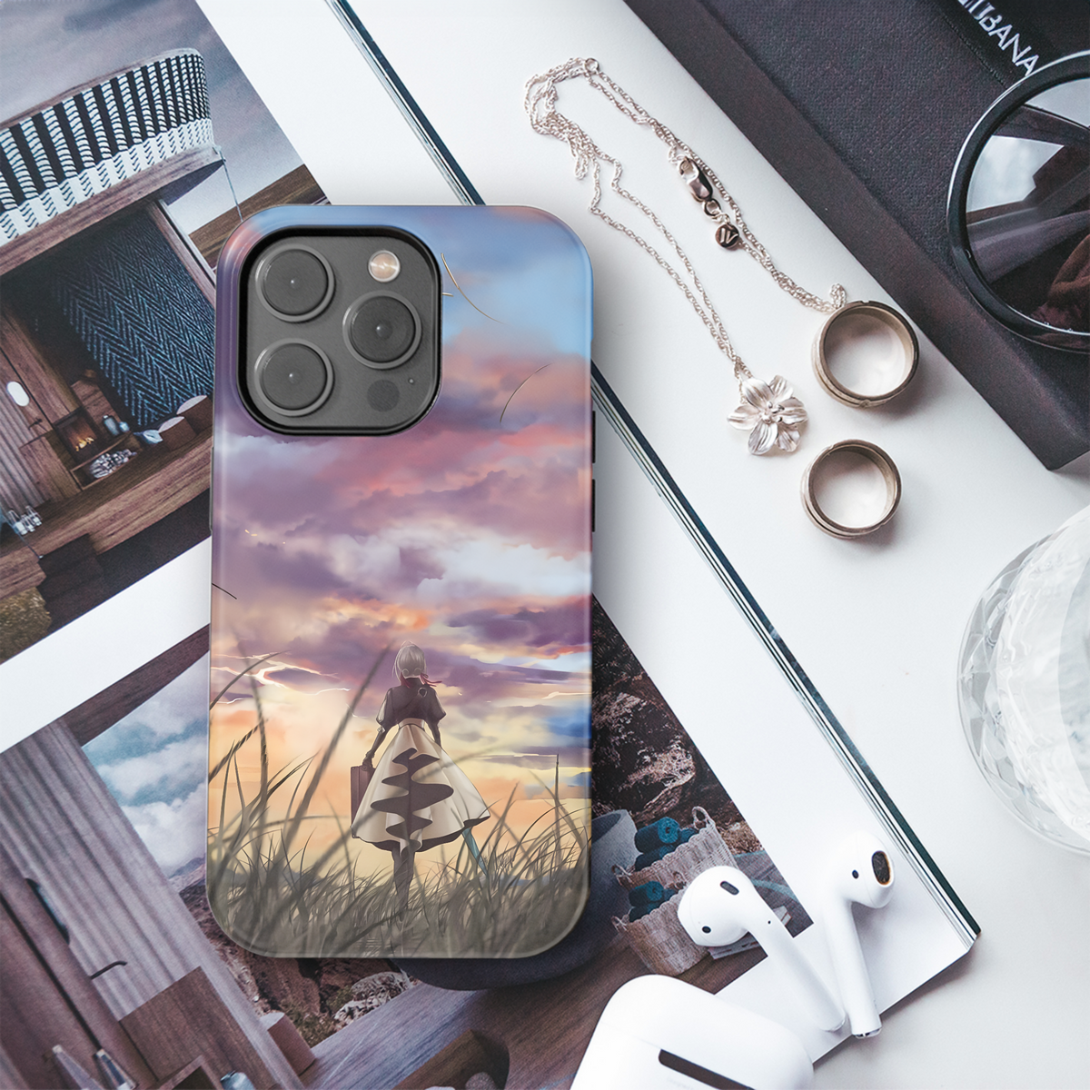 Violet Evergarden Aesthetic Phone Case iPhone Samsung Cover Pixel 4040 - Image 3