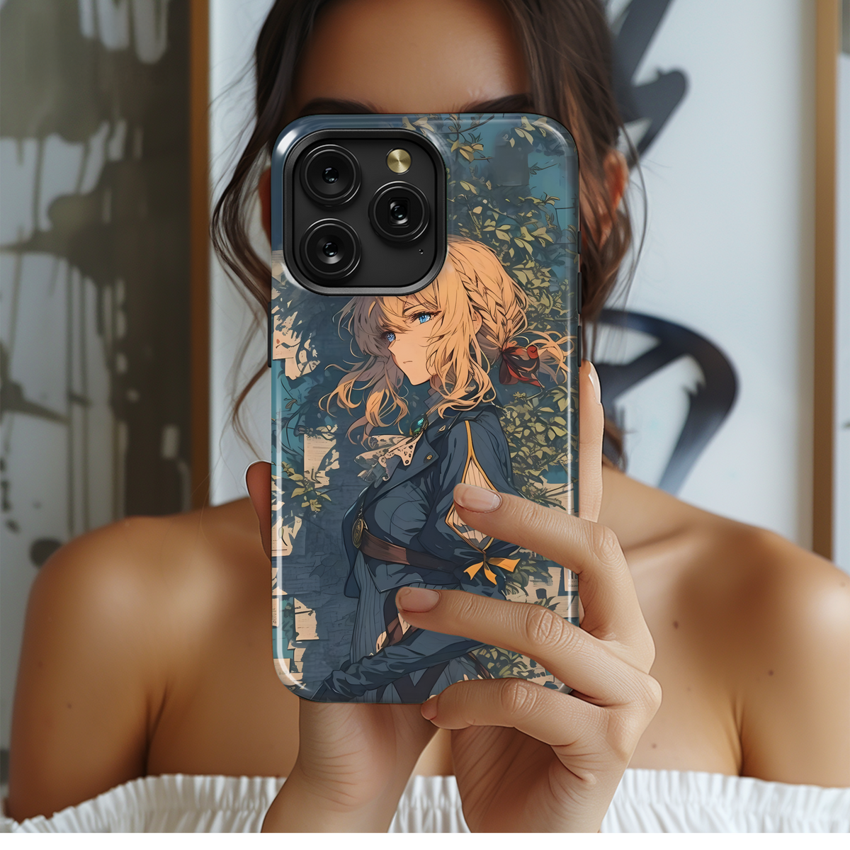 Violet Evergarden Anime Art
 Phone Case iPhone Samsung Cover Pixel 4038 - Image 2