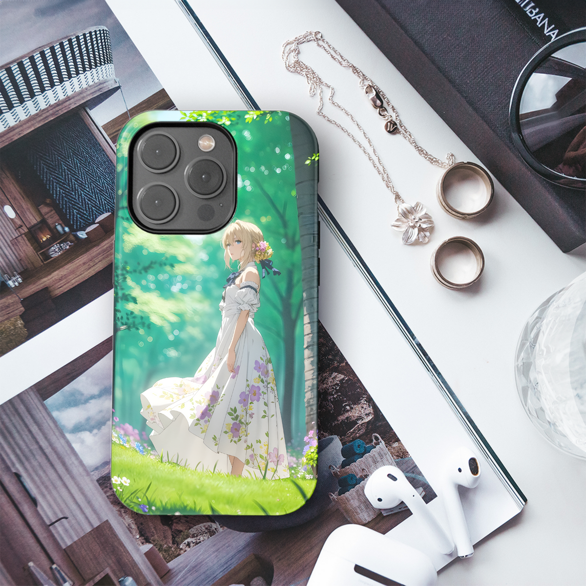 Violet Evergarden Anime Art Phone Case iPhone Samsung Cover Pixel 4041 - Image 3