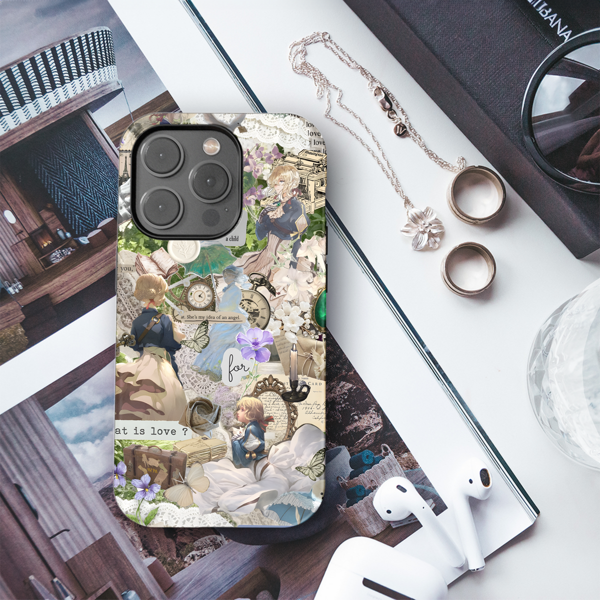 Violet Evergarden Anime Art Phone Case iPhone Samsung Cover Pixel 4042 - Image 3