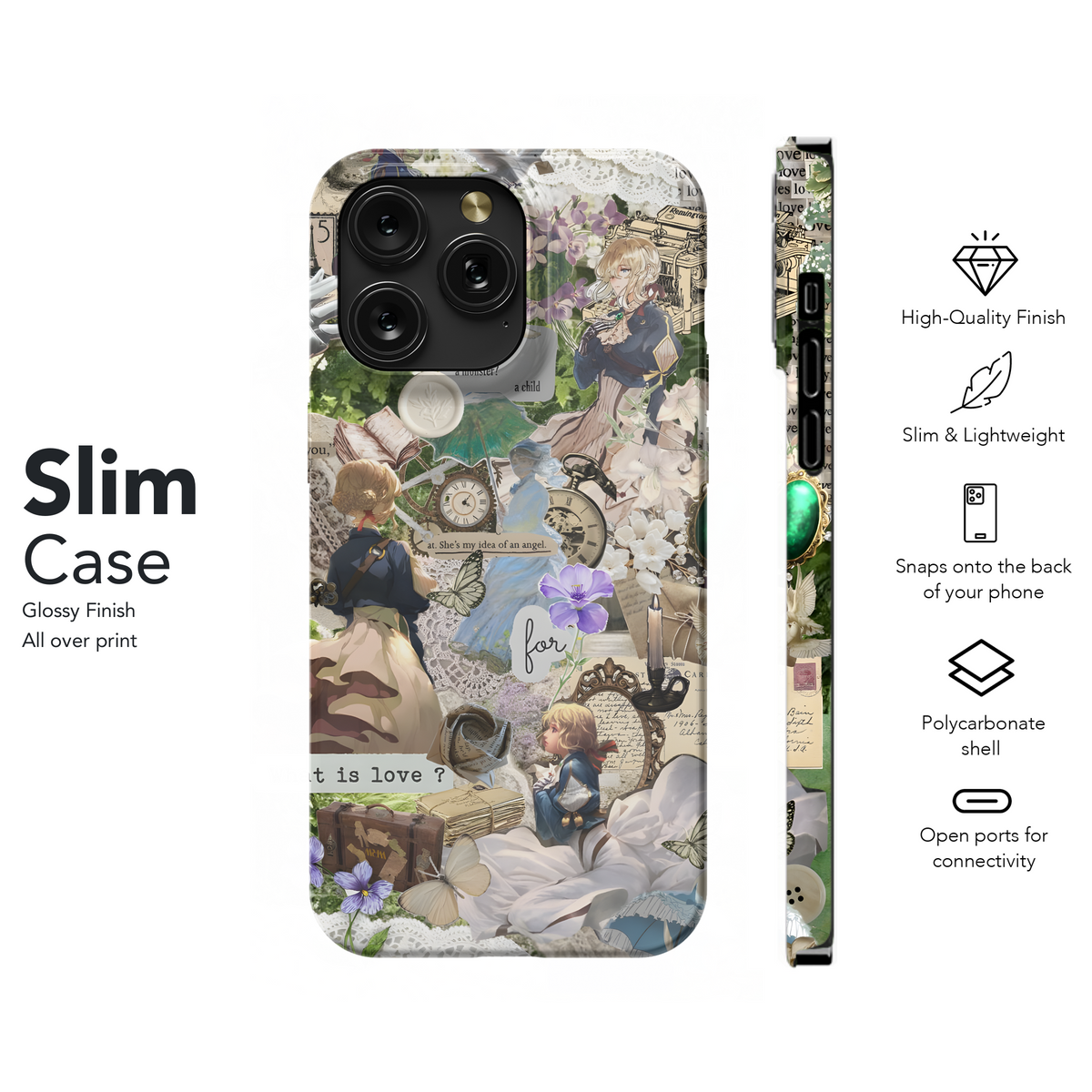 Violet Evergarden Anime Art Phone Case iPhone Samsung Cover Pixel 4042 - Image 7