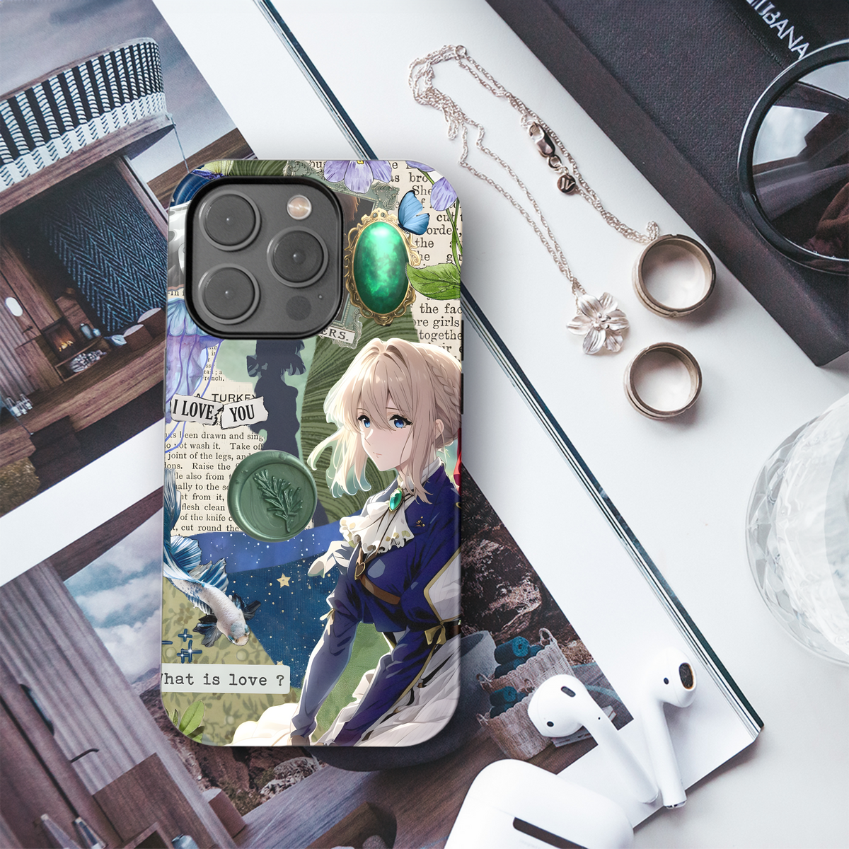 Violet Evergarden Anime Art Phone Case iPhone Samsung Cover Pixel 4043 - Image 3