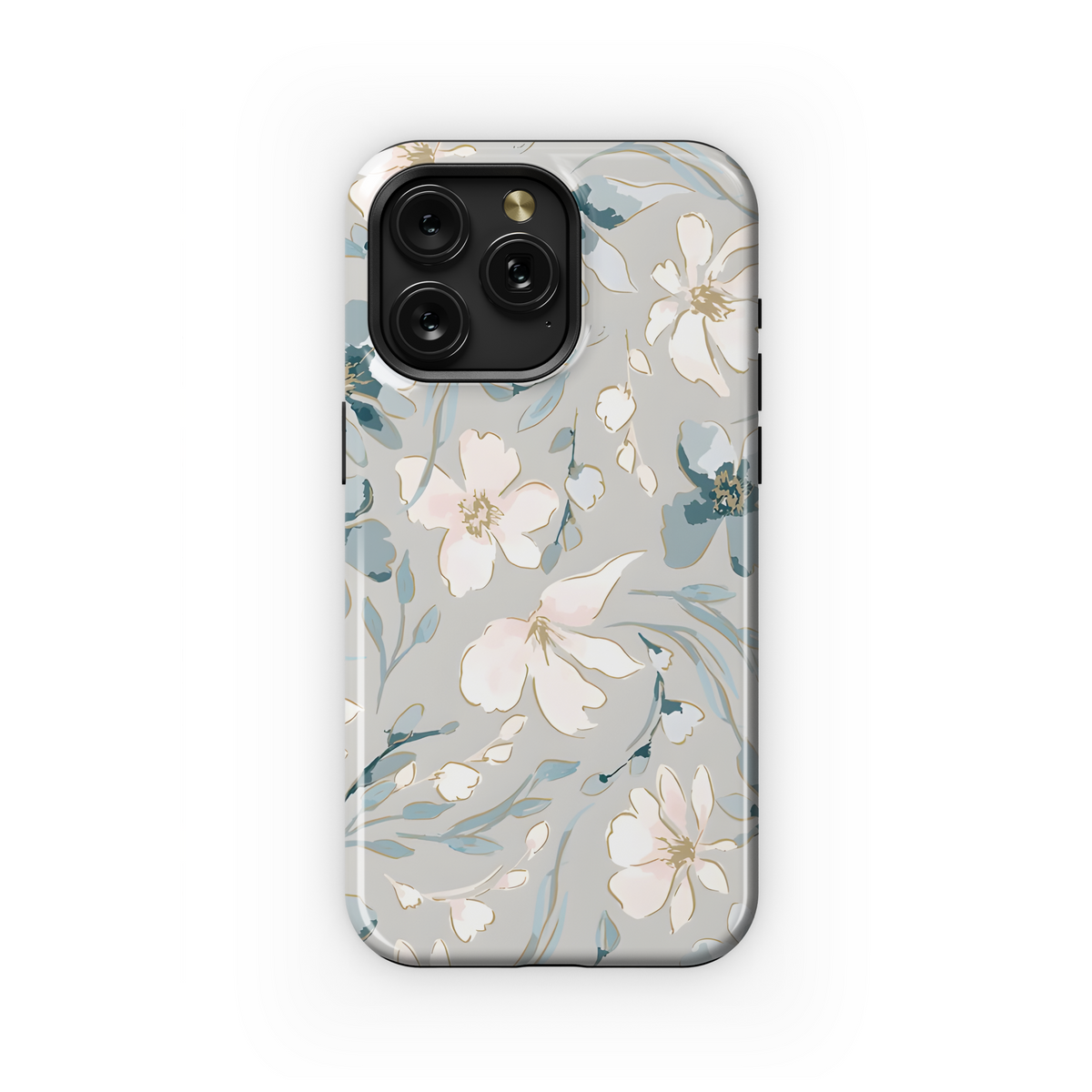 Watercolor Wildflower Seamless Pattern Phone Case iPhone Samsung Cover Pixel 2445 - Image 1