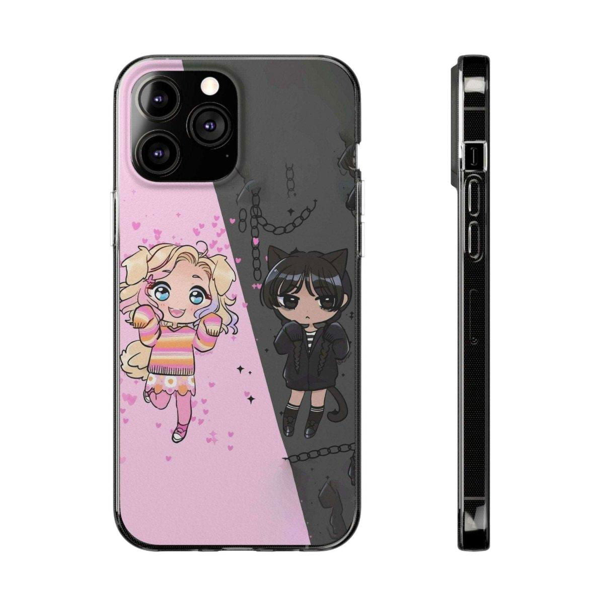 Wednesday and Enid, Sunshine and Midnight Window Phone Case Cover 2 - Image 4