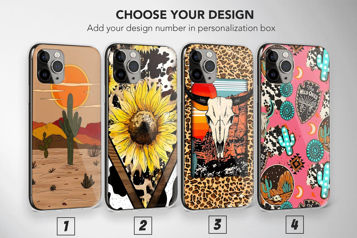 Western Country Phone Case Aesthetic Retro Cowboy Cover - Image 1