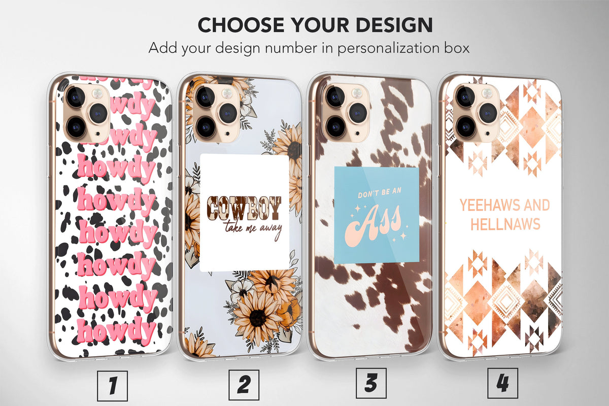 Western Country Phone Case Cowgirl Aesthetic Cowboy Cover - Image 1