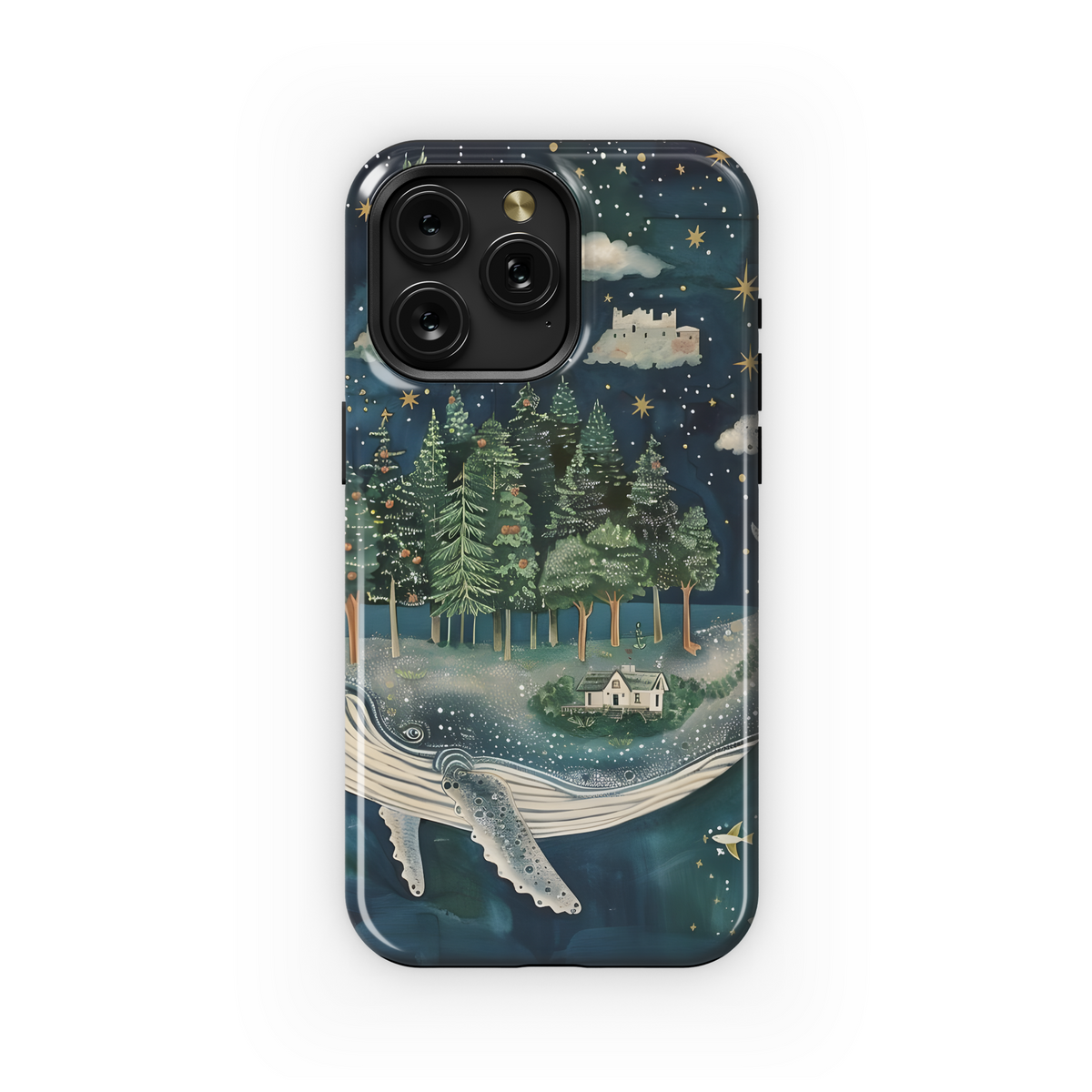 Whale Island Dreamscape
 Phone Case iPhone Samsung Cover Pixel 4137 - Image 1