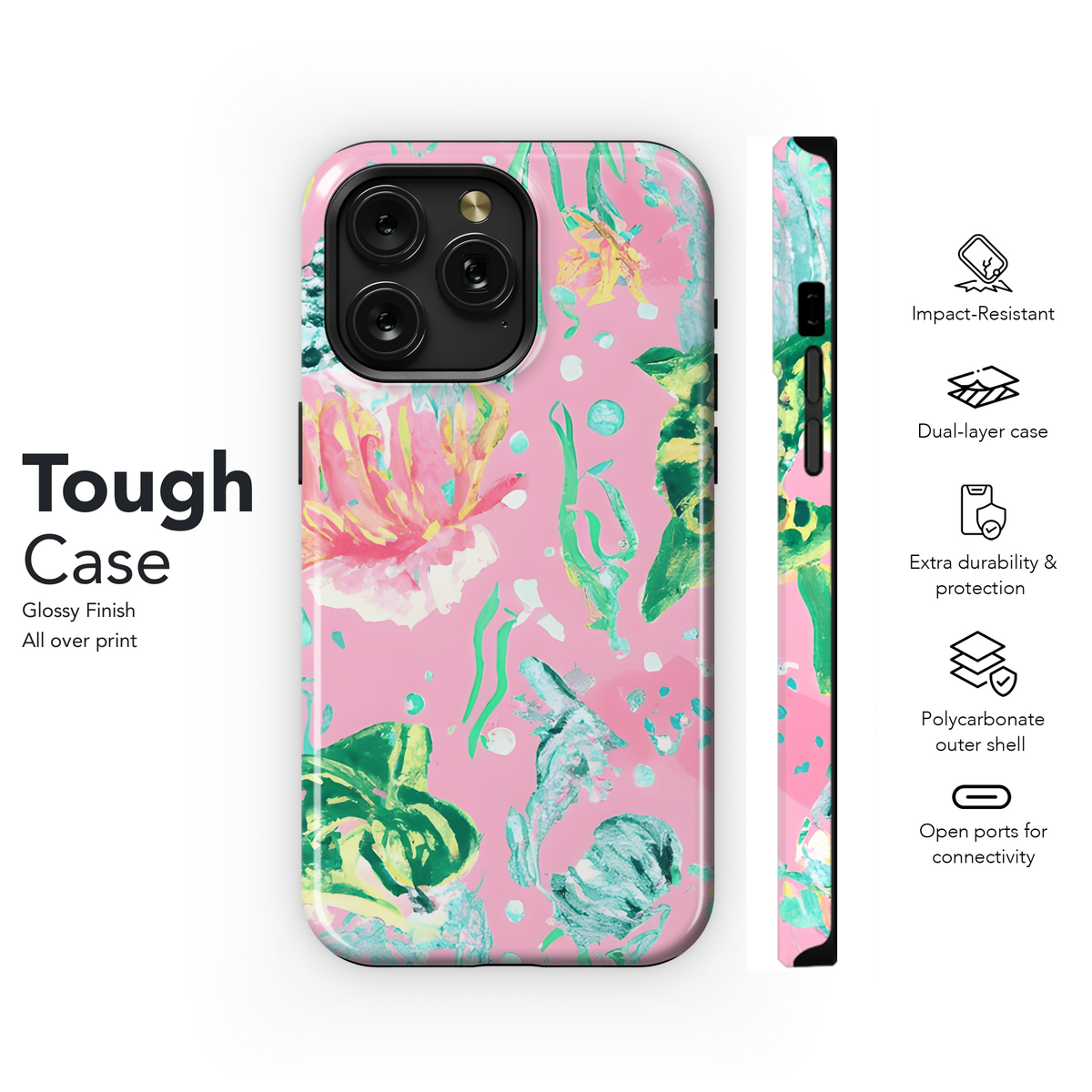 Whimsical Coral Reef Phone Case iPhone Samsung Cover Pixel 3612 - Image 6