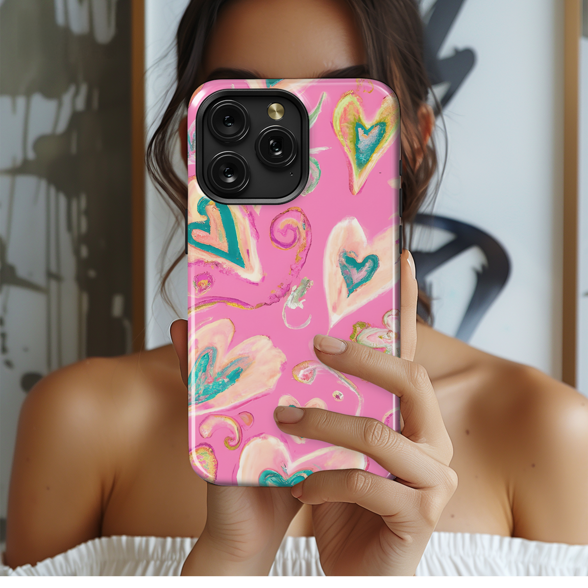 Whimsical Valentine's Day Phone Case iPhone Samsung Cover Pixel 3095 - Image 2