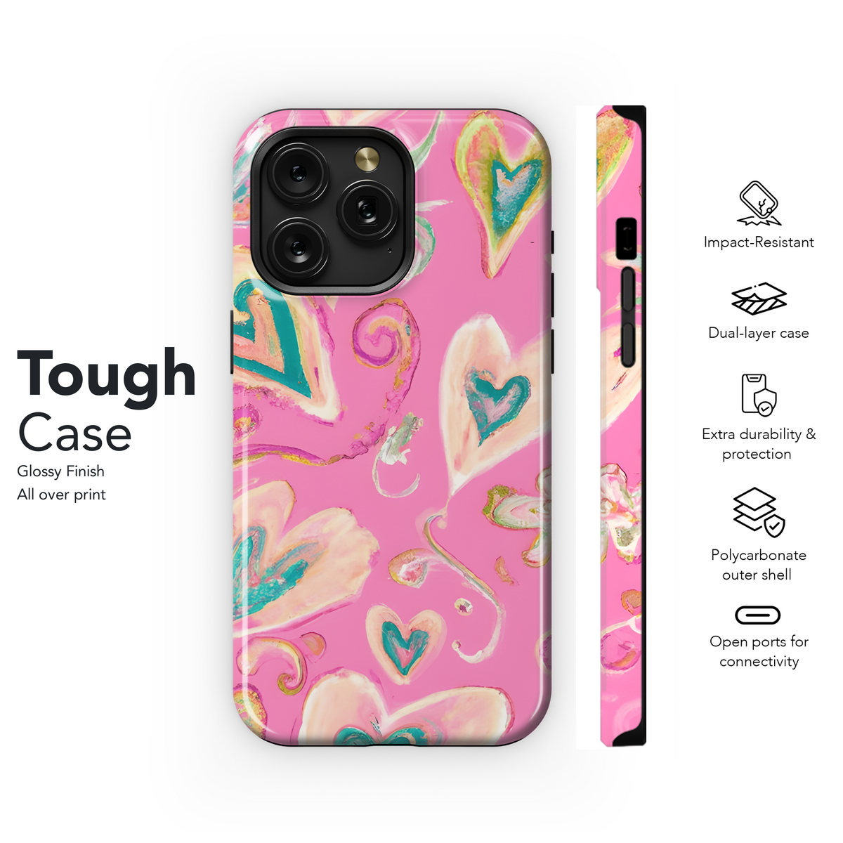 Whimsical Valentine's Day Phone Case iPhone Samsung Cover Pixel 3095 - Image 6