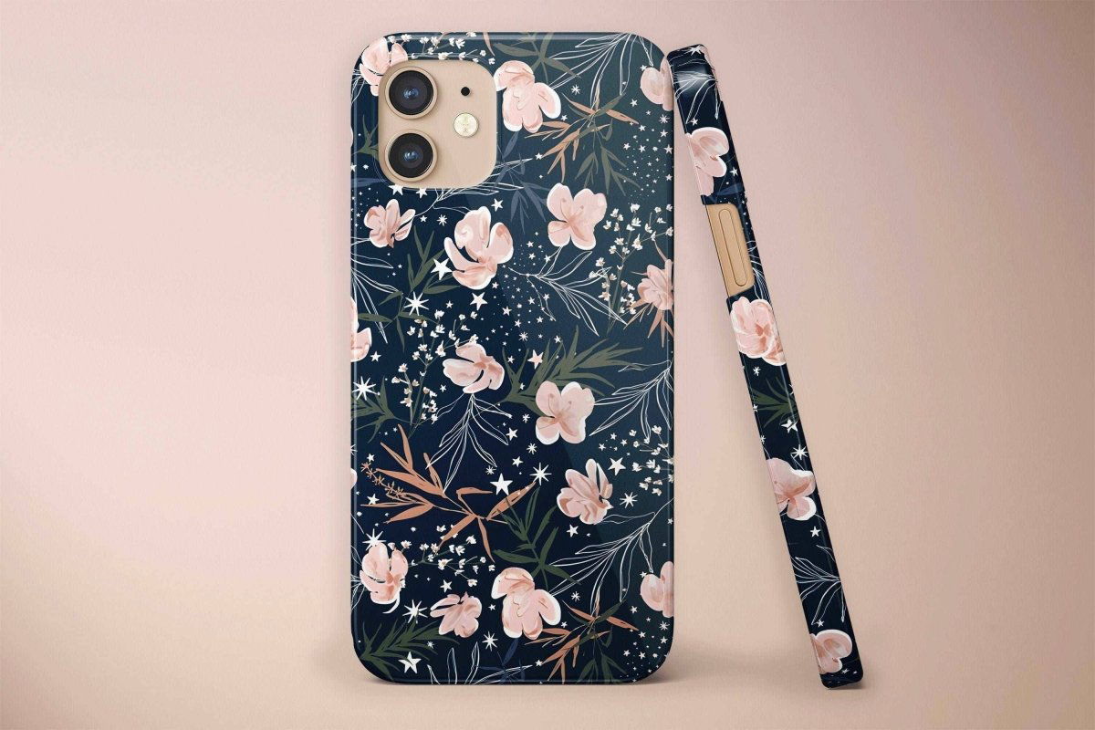 Wild Flowers Phone Case Night Blooms Cover - Image 1