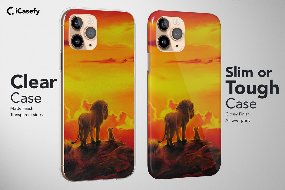 Wildlife Lion Phone Case Aesthetic Animal Cover  8a - Image 4