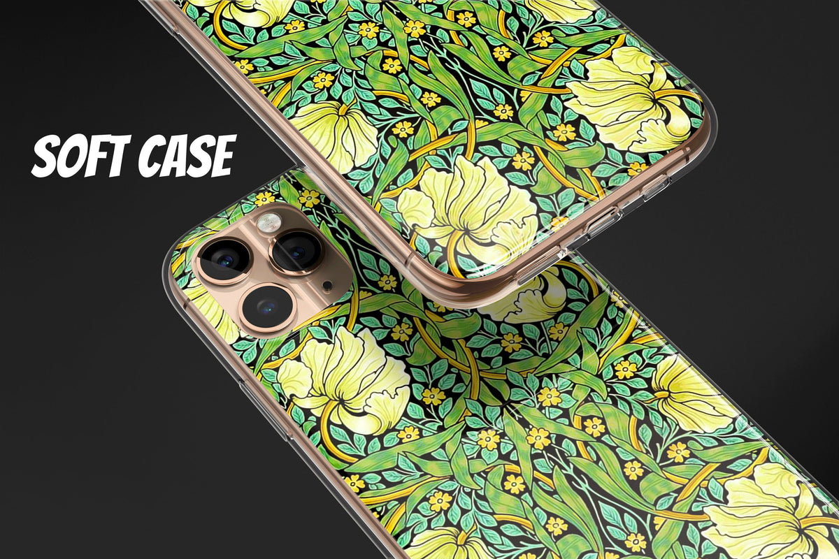 William Morris Aesthetic Vintage Phone Case Cover Strawberry Thief Willow Boughs, Lavolio's Blue Seaweed For iPhone 15 14 13 12 11 Pro XR XS - Image 6