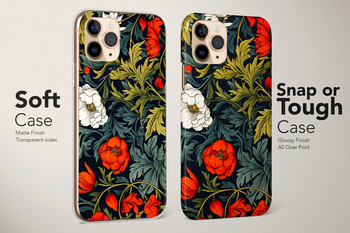 William Morris Phone Case Floral Modern Cover - Image 2