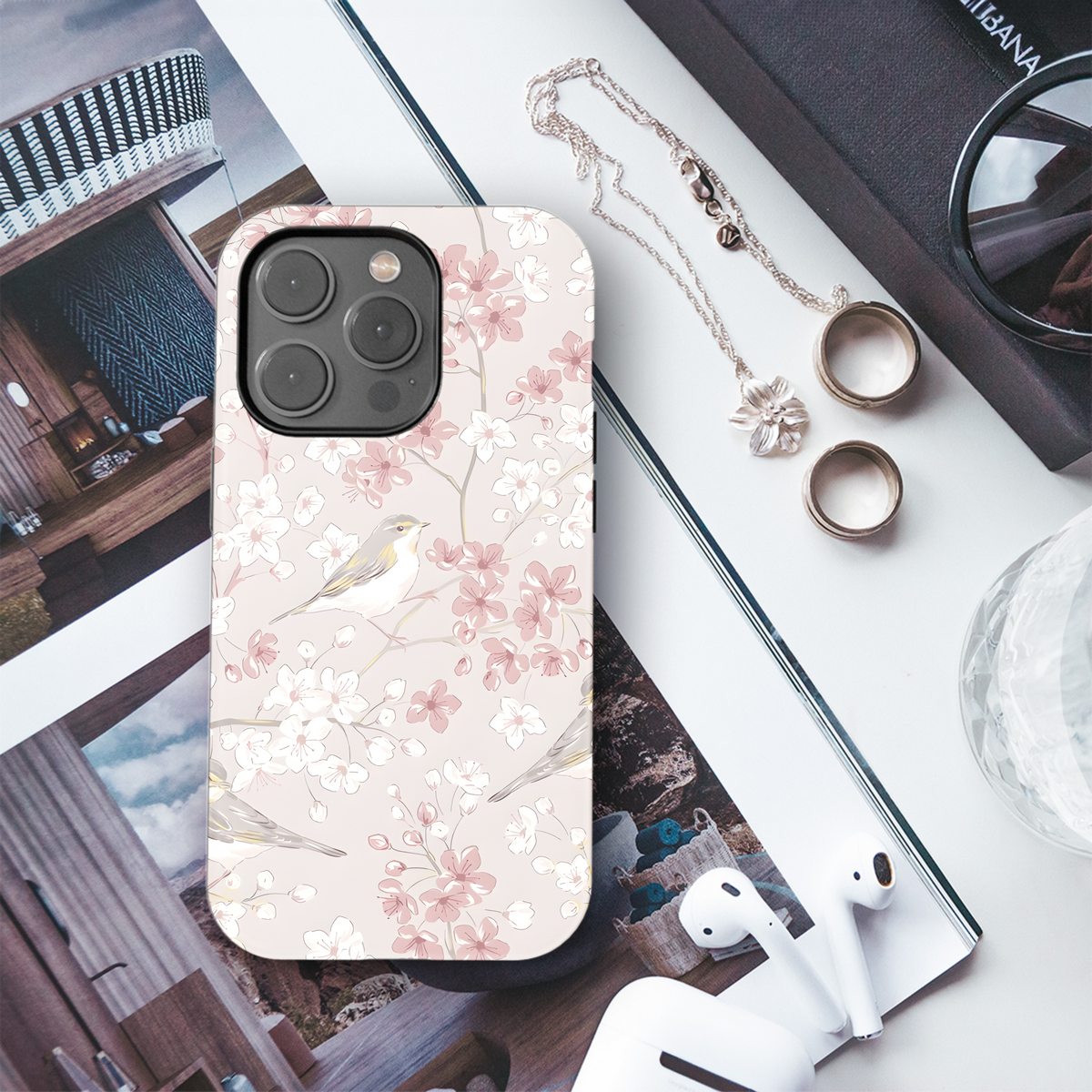 Willow Warbler Sakura Phone Case iPhone Samsung Cover Pixel 3926 - Image 3