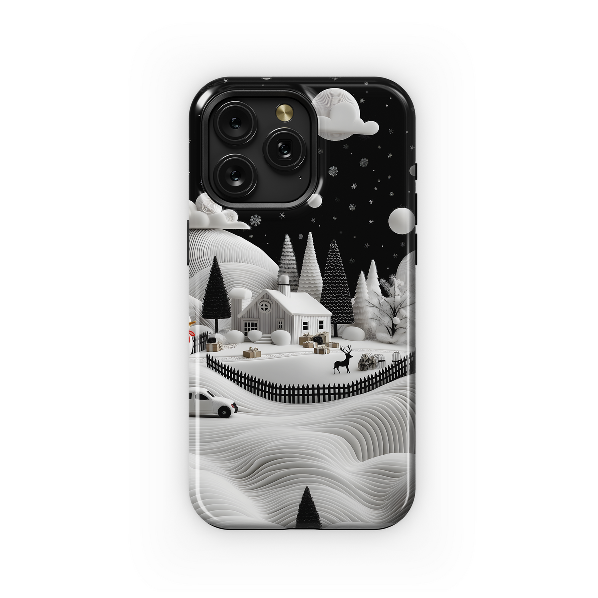 Winter Wonderland Scene
 Phone Case iPhone Samsung Cover Pixel 4276 - Image 1