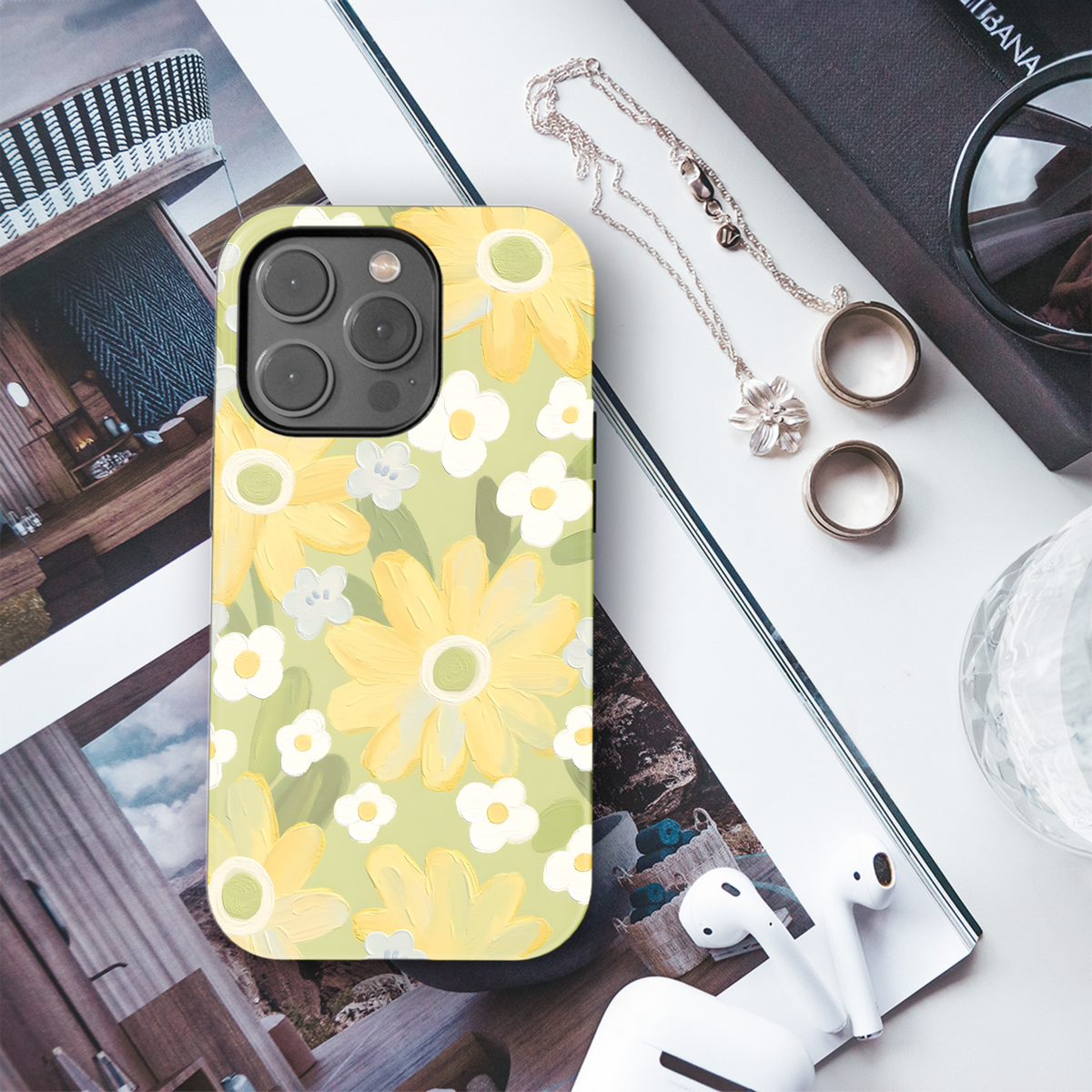 Yellow Daisy Meadow
 Phone Case iPhone Samsung Cover Pixel 4280 - Image 3